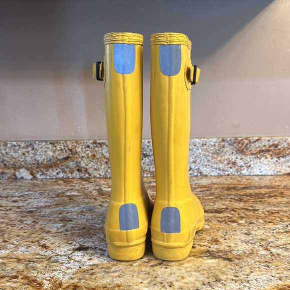 Kids Hunter Yellow Rain-boots - Picture 4 of 7